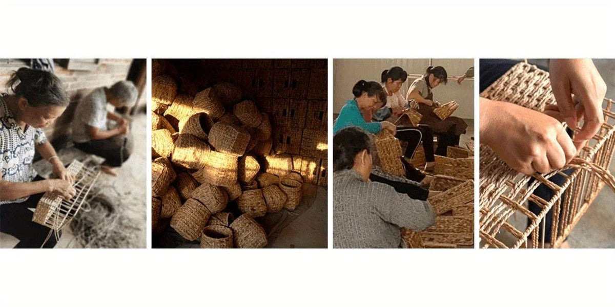 Wicker Baskets - Storage Natural 2 Pack