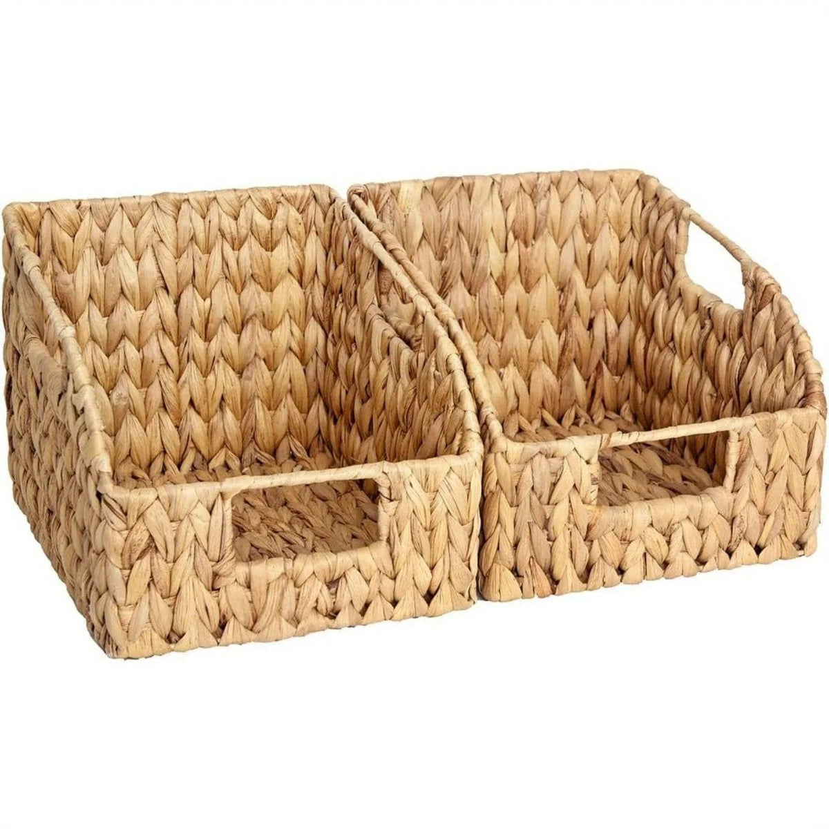 Wicker Baskets - Storage Natural 2 Pack