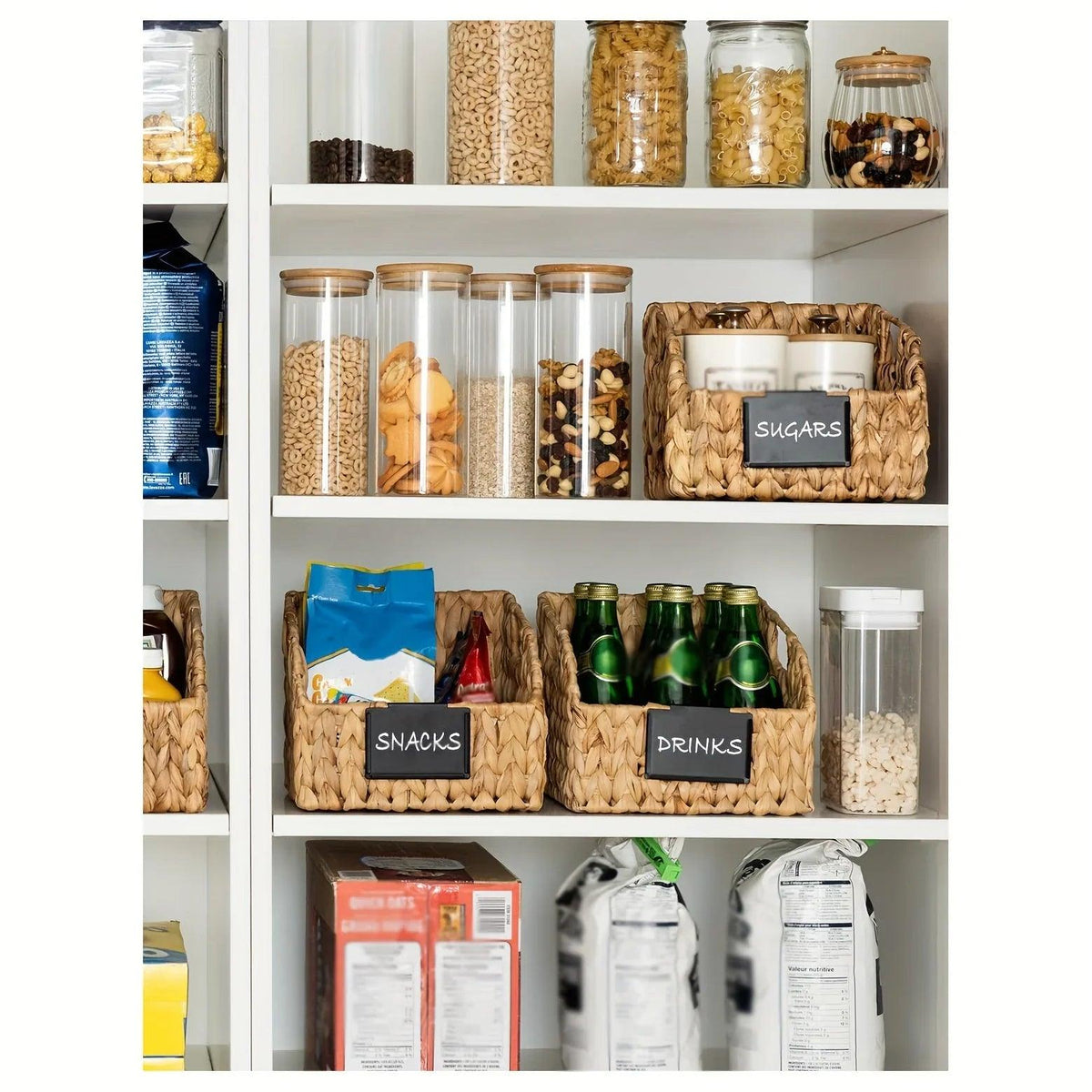 Wicker Baskets - Storage Natural 2 Pack