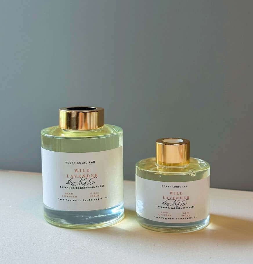 Wild Lavender Reed Diffuser – 100ml & 200ml | Hand-Poured Aroma for Home or Office