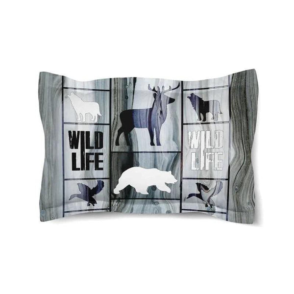 Wildlife Contrast King Sham - Gifts for You 'n Me
