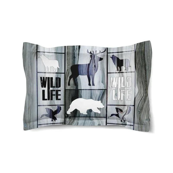 Wildlife Contrast Standard Sham - Gifts for You 'n Me