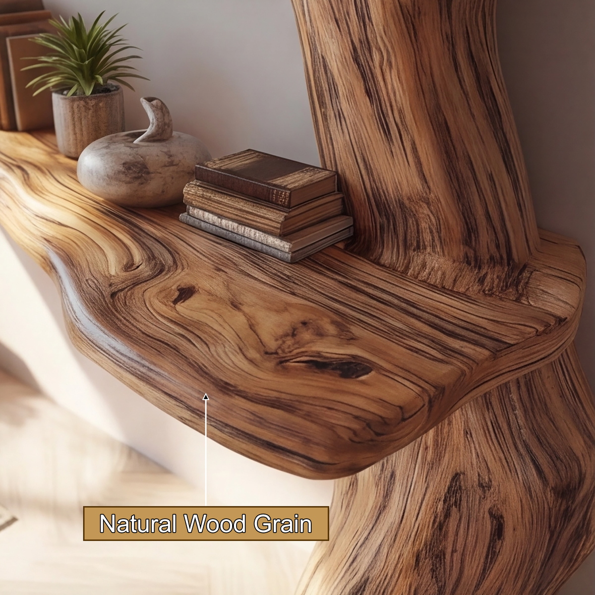 Wildwood Organic Solid Wood Tree Bookshelf