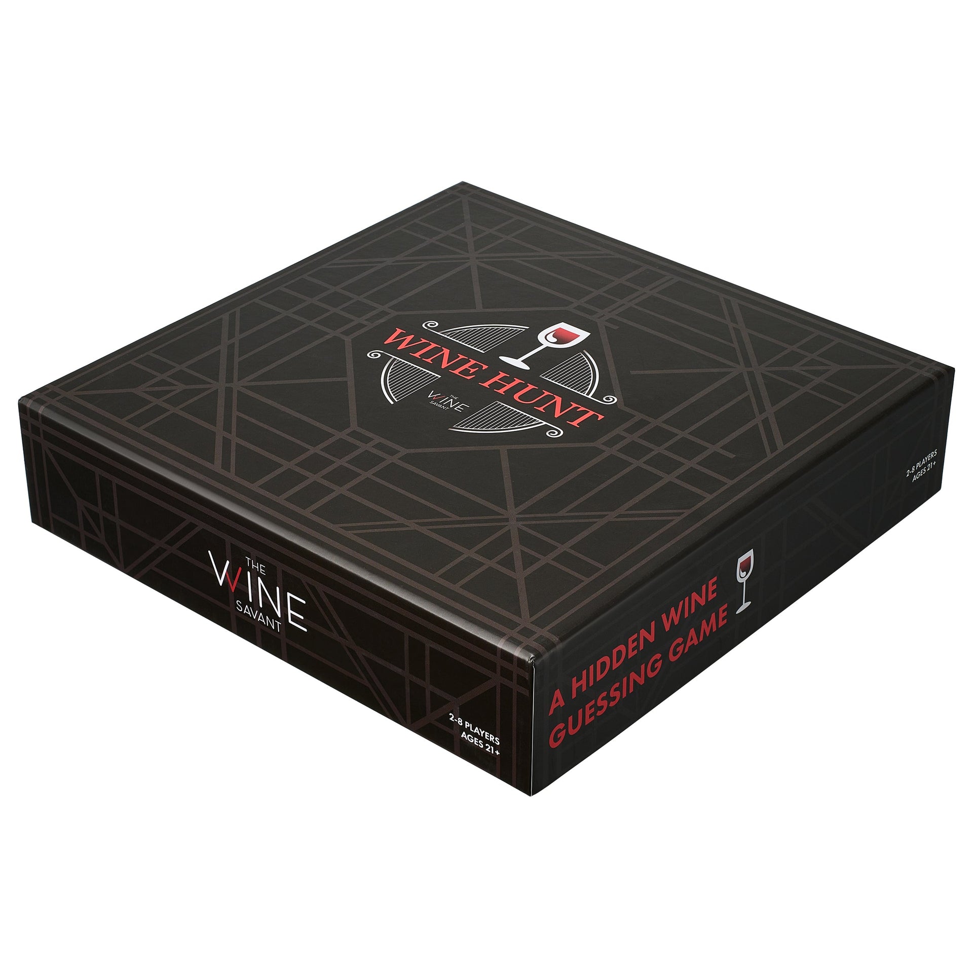 WineHunt - an Interactive Blind Wine Tasting Game, Rely On Taste & Smell to Learn How to Taste Wine Just Like a Sommelier - Gift for Wine Lover, Connoisseur, Fun Game to Play with Friends, Family
