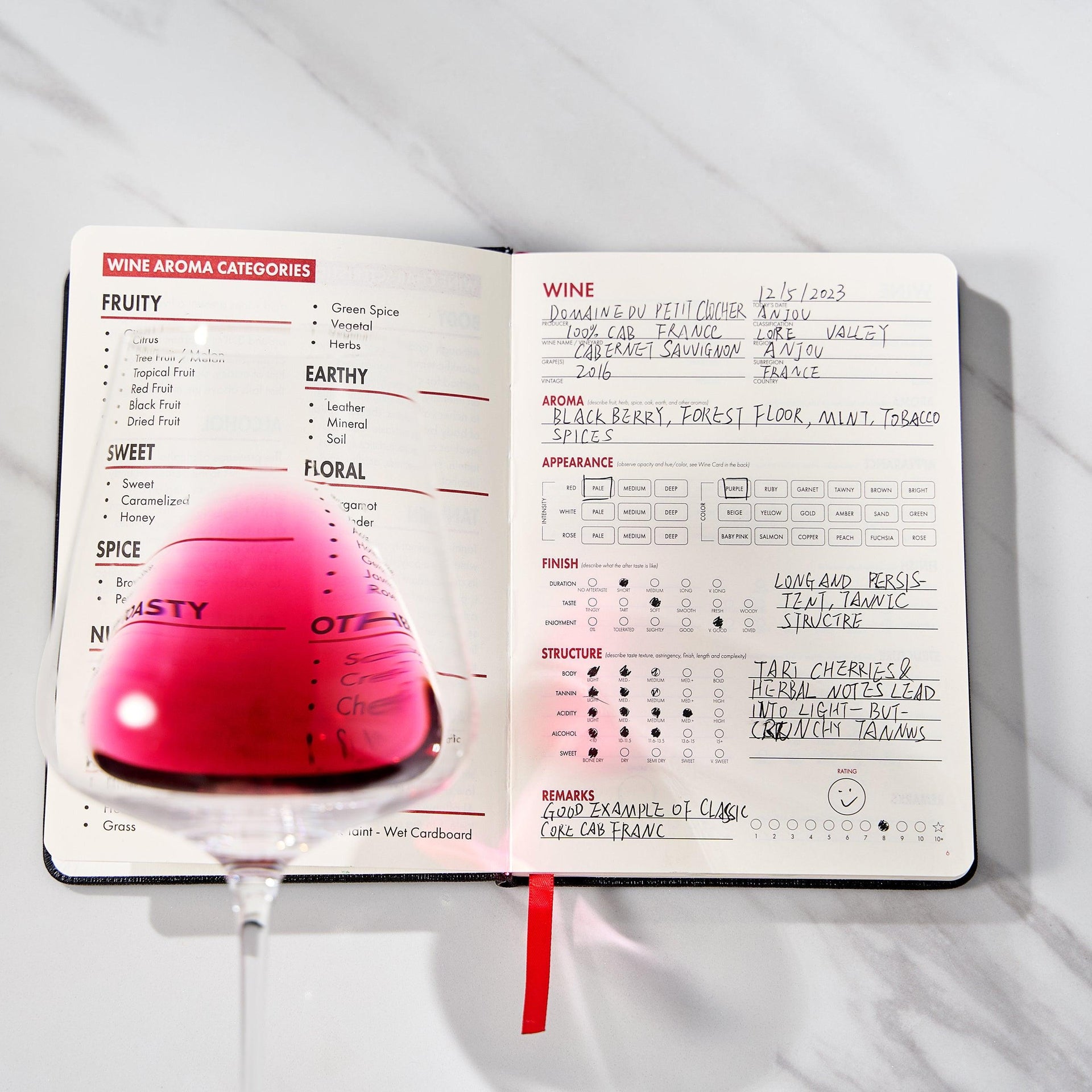 Wine Folly Wine Journal Guided Wine Tasting Notes (5