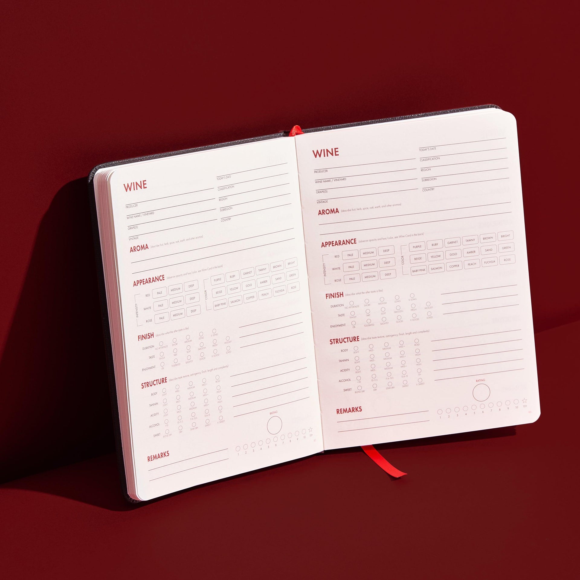 Wine Folly Wine Journal Guided Wine Tasting Notes (5