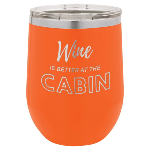 Wine Cabin 12 oz Wine Tumbler - Powder Coated - Gifts for You 'n Me