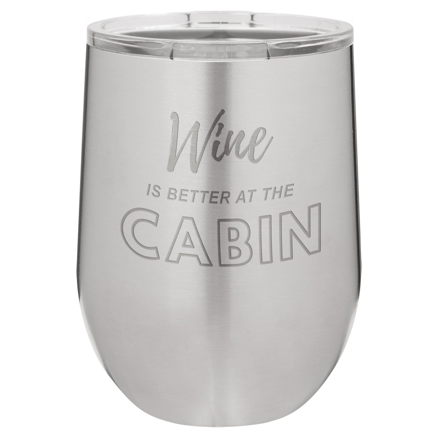 Wine Cabin 12 oz Wine Tumbler - Stainless