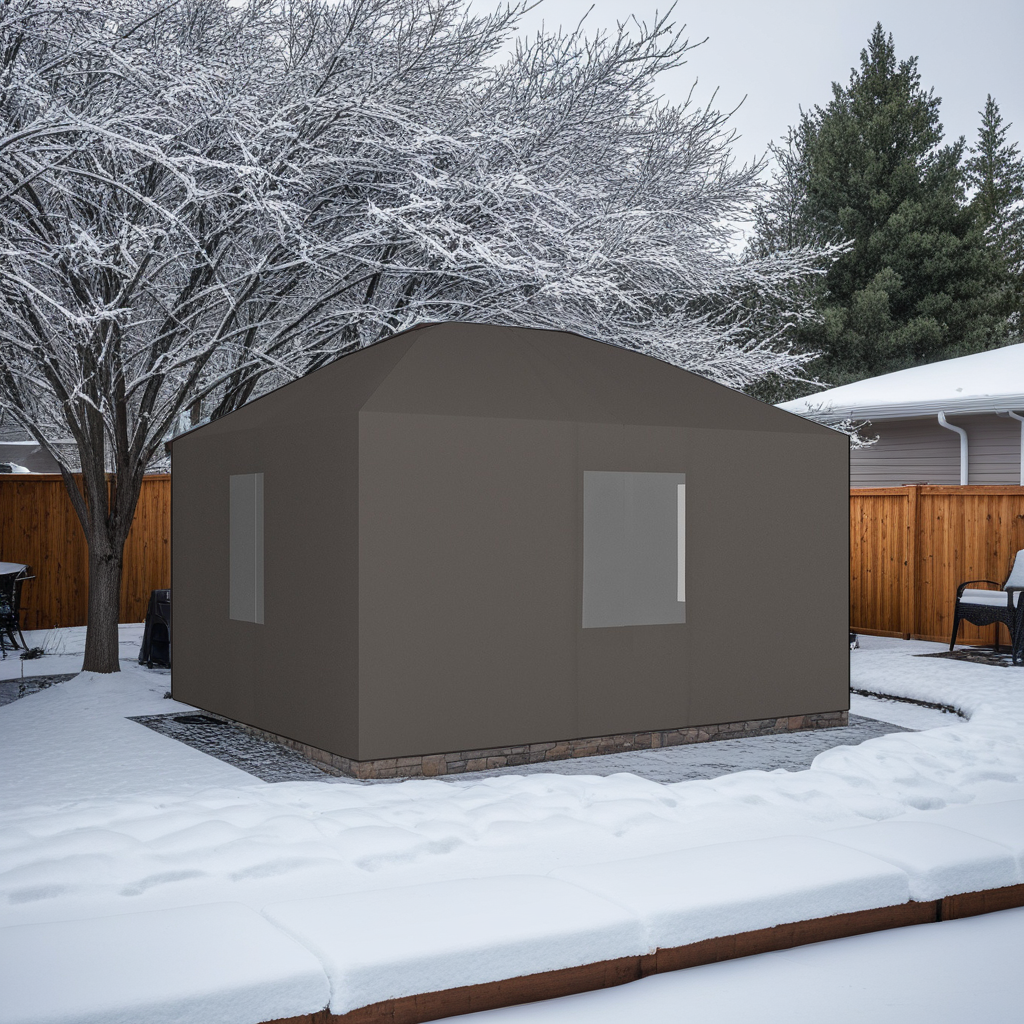 Shade N' Shelters 10' x 10' Duncan / McKinley Hardtop Gazebo Winter Cover