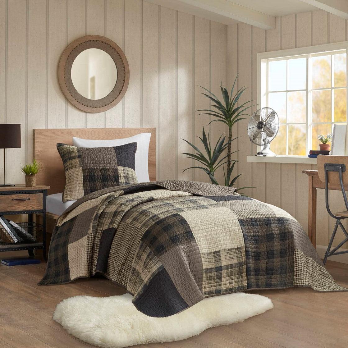 Winter Hills Oversized Cotton Quilt Set by Woolrich