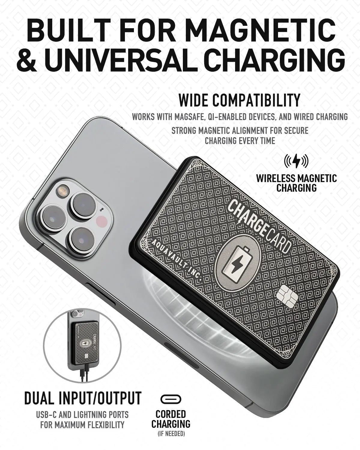 ChargeCard: Wireless Magnetic Portable Charger