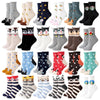 Women Socks New Funny Cute Cartoon Animal Cat Dog Parrot Novelty