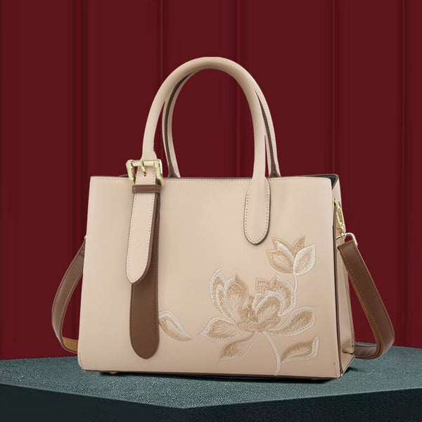 Women Bag High Grade Chinese Embroidery Women Handbag Simple Elegant Office Shoulder Bag Crossbody Wanita Store