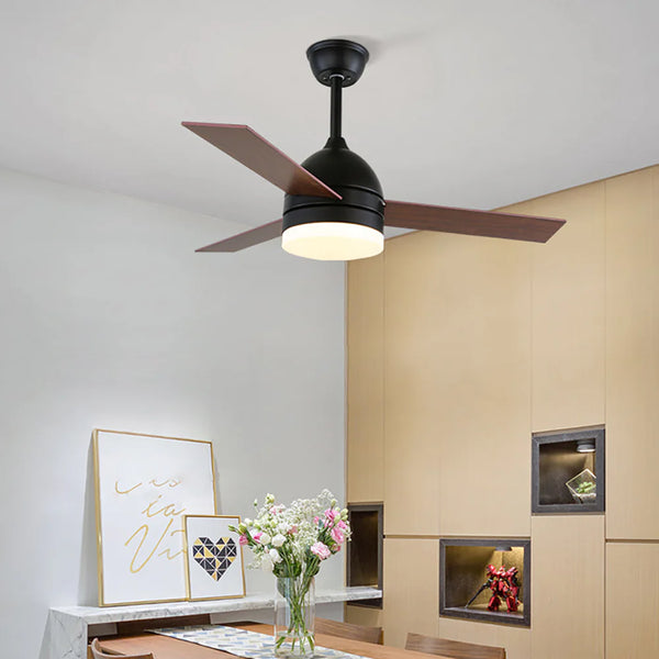 Wood Blade Ceiling Fan Light