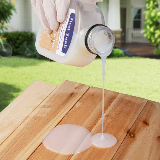 16 oz Wood Oil Cleaner and Brightener for Outdoor and Indoor Furniture Set of 2