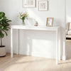 Wooden Console Table Modern Farmhouse Sofa Table with Thickened Top-White
