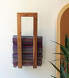 Wooden Wall Towel Rack