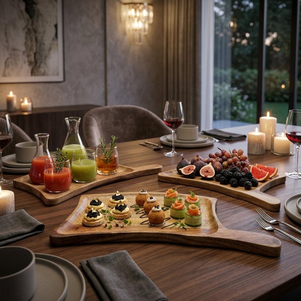 House of Avana Axe Shape Mango Wood Platter
