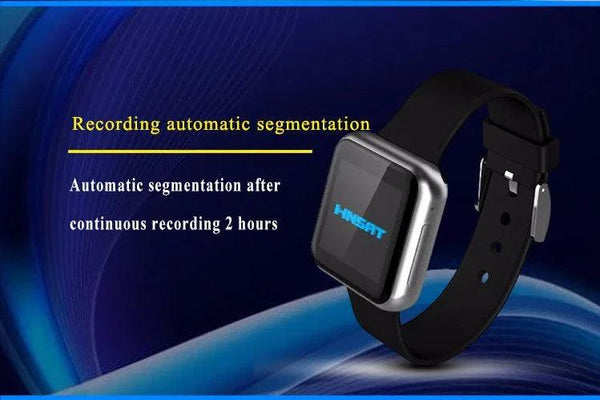 Wrist Watch with Voice Activated Recorder - 6 Recording Modes 28 Languages - Gifts for You 'n Me
