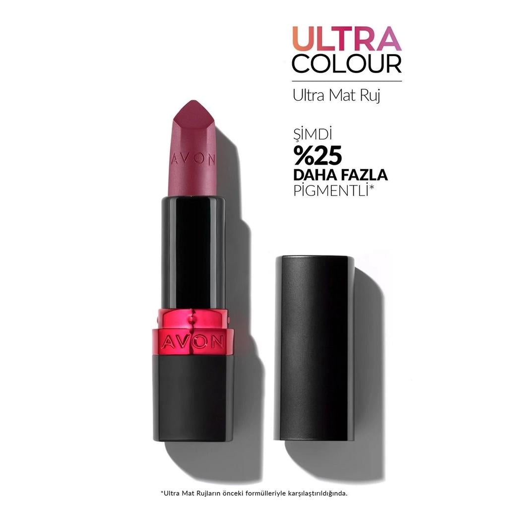 Avon Ultra Matte Lipstick in Berry Blast 3.6g