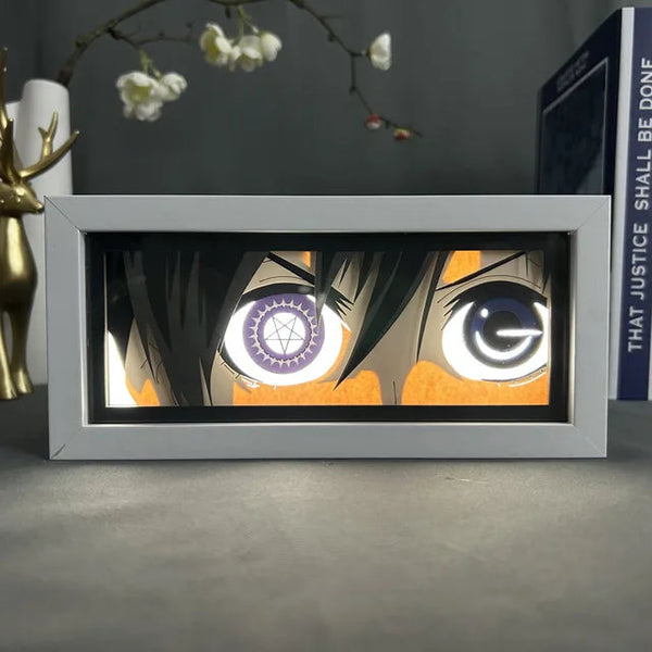 3D Naruto LED Light Box: Action Figures Lamp