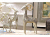 Family of Three Bighorn Sheep Sculptures with Golden Horns