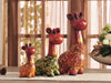 Colorful Giraffe Family - 3 Piece Sculpture Set