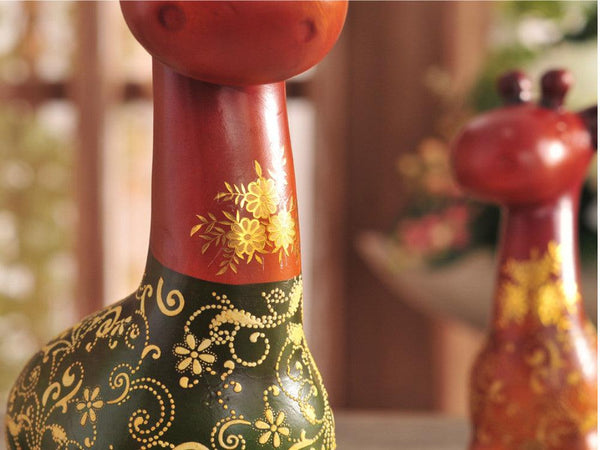 Colorful Giraffe Family - 3 Piece Sculpture Set
