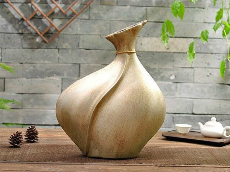 Vintage Collection - Antique Brown Broad Vase