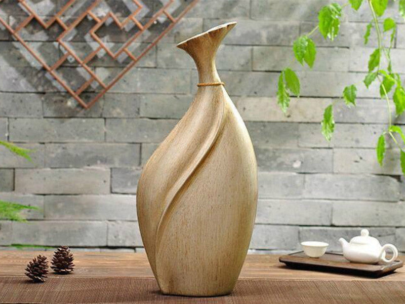 Vintage Collection - Antique Brown Slim Vase