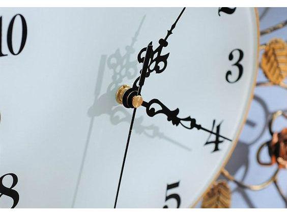 Antique look Metallic Copper Wall Clock