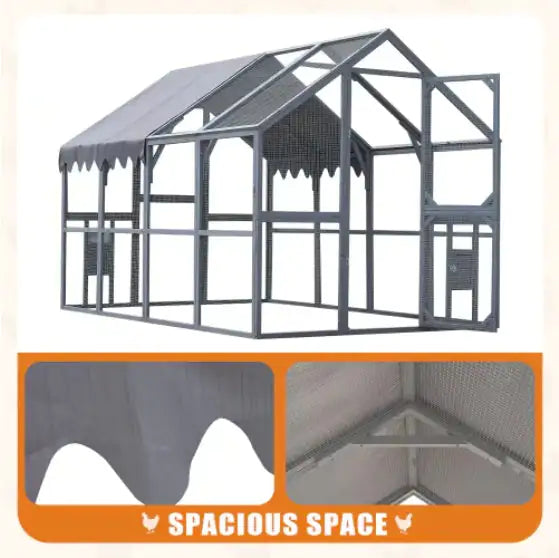 Spacious Outdoor Pet Playpen, Chicken Coop Ameraeon
