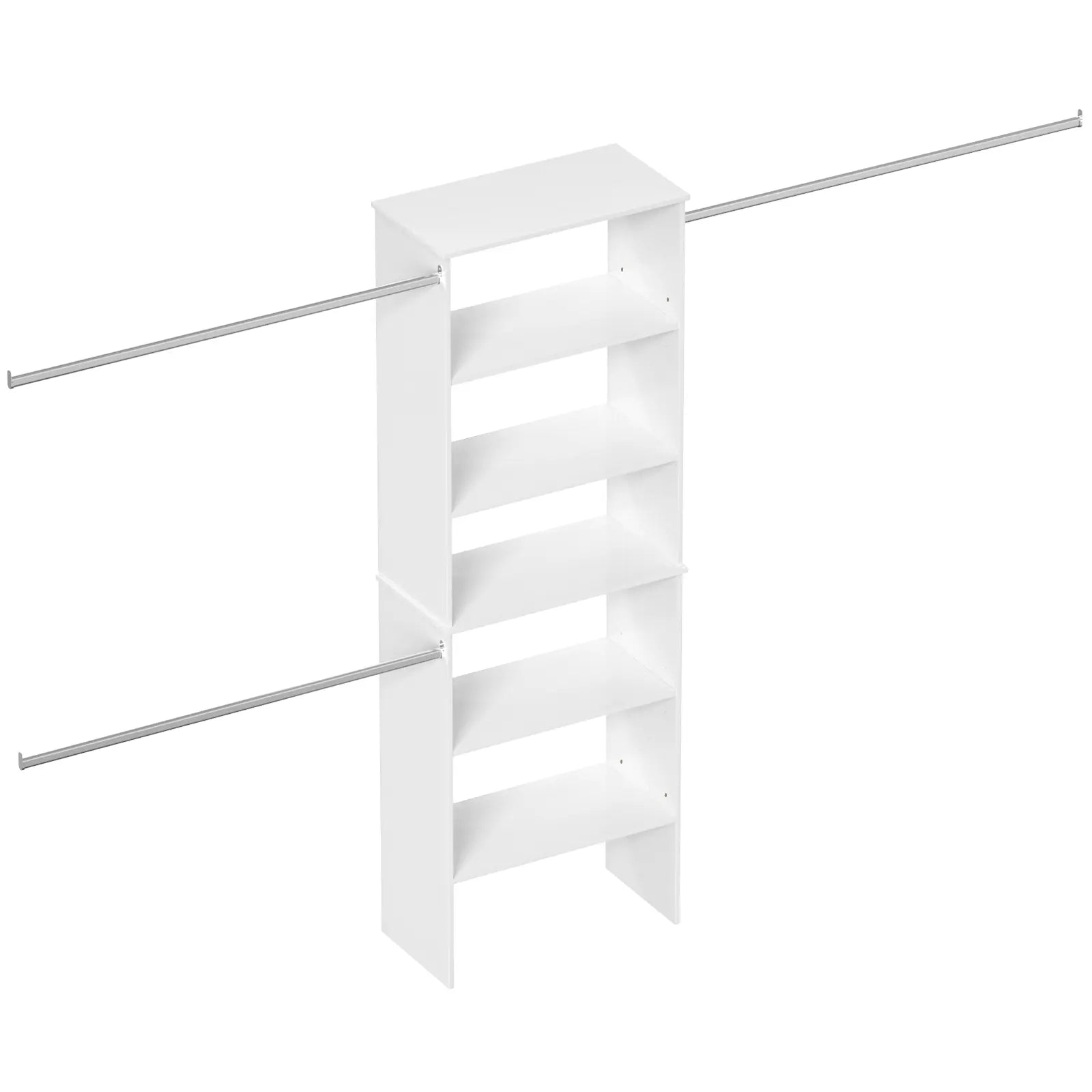 Closet System Starter Kit with Tower and 3 Hang Rods