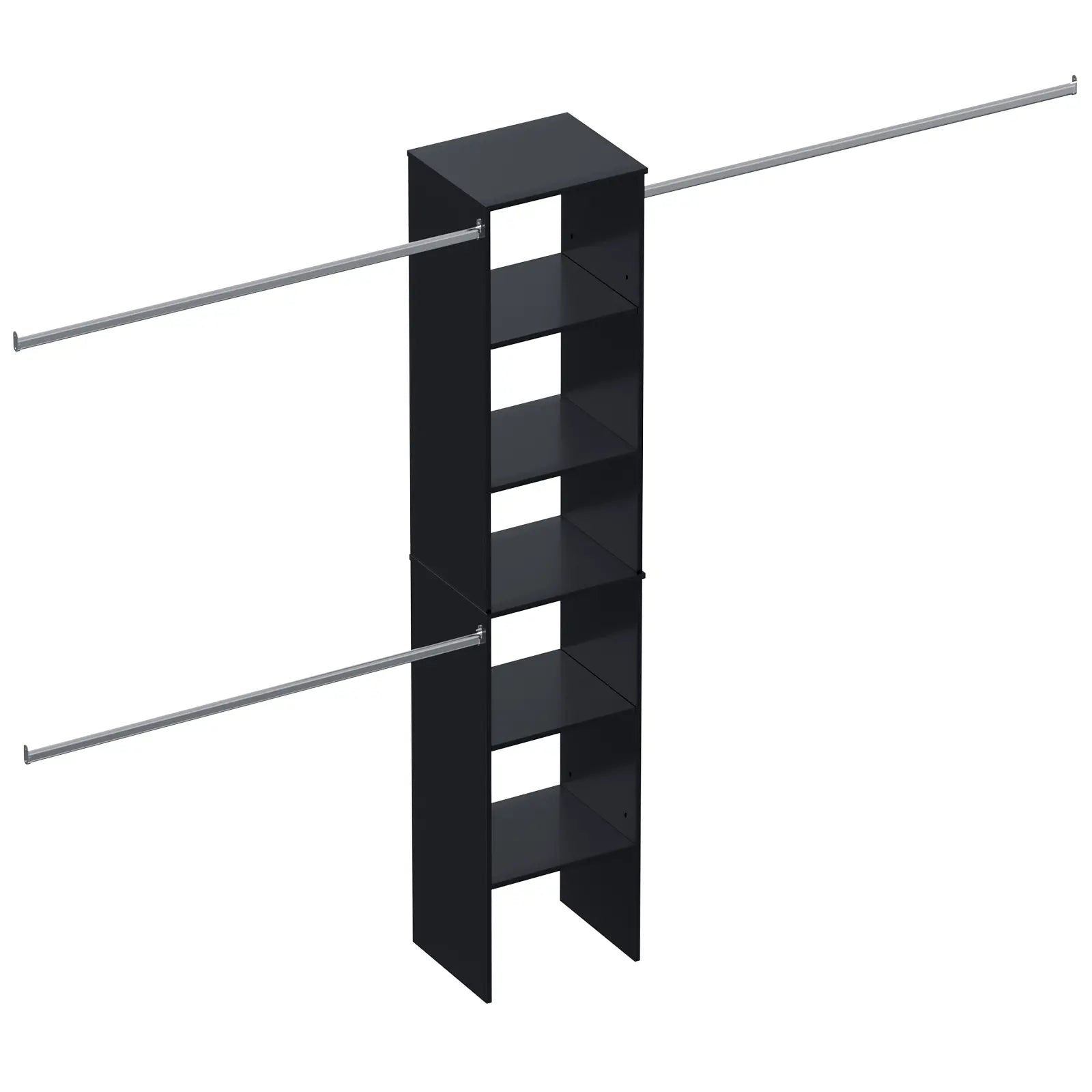 Closet System Starter Kit with Tower and 3 Hang Rods