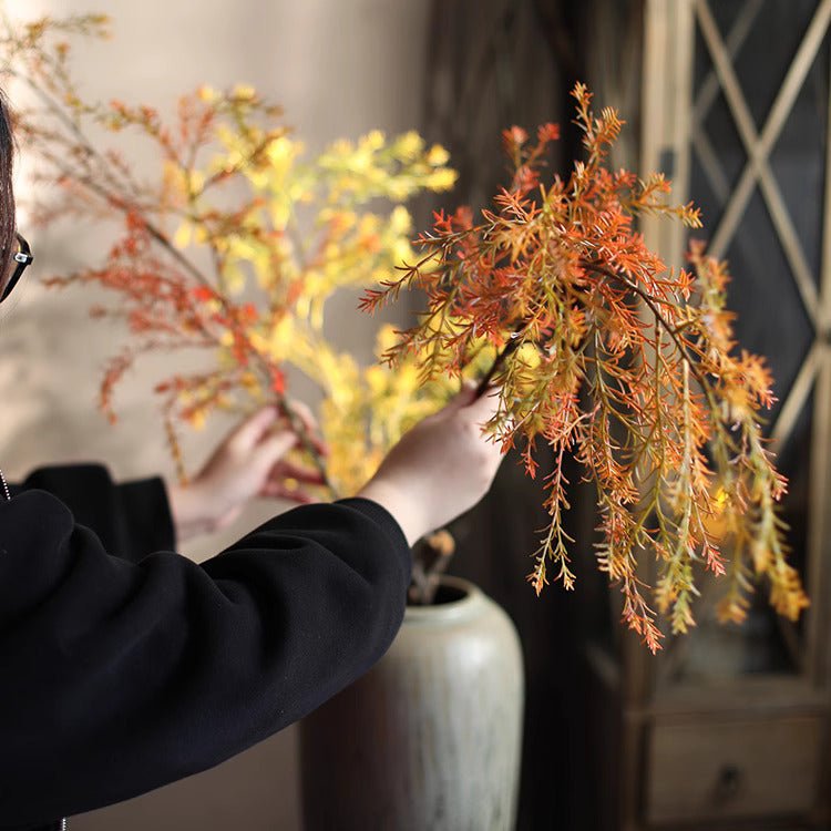 Lifelike Layered Leaf Spray 41