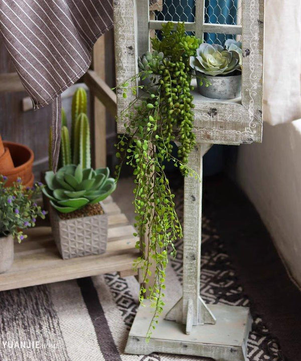 Hanging Faux Mini Leaf Garland 27.5