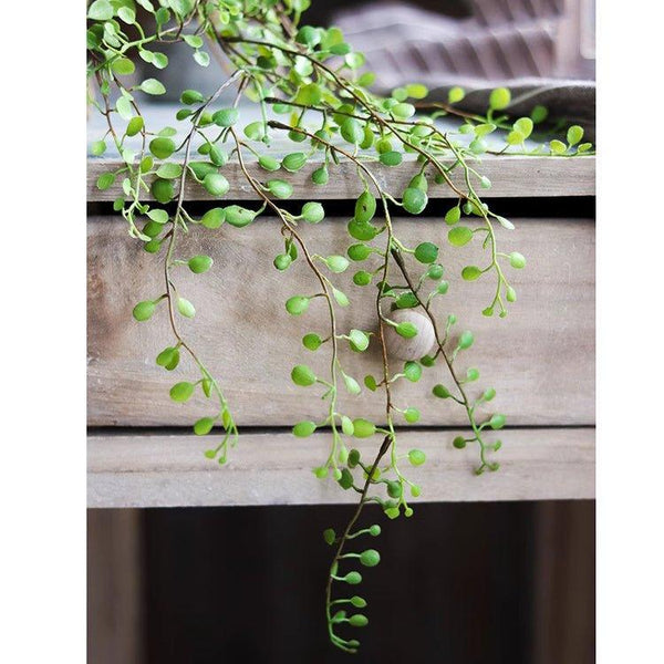Hanging Faux Mini Leaf Garland 27.5
