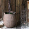 StoneNest Textured Planter - Red / Small