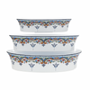 Zanzibar Oven to Table  Stoneware Oval Dishes , Set of 3