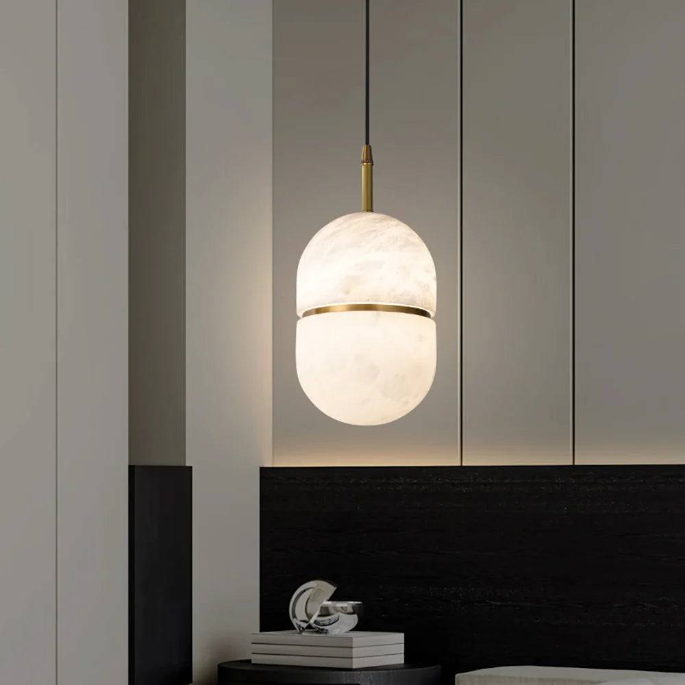 YUM Alabaster Pendant Light