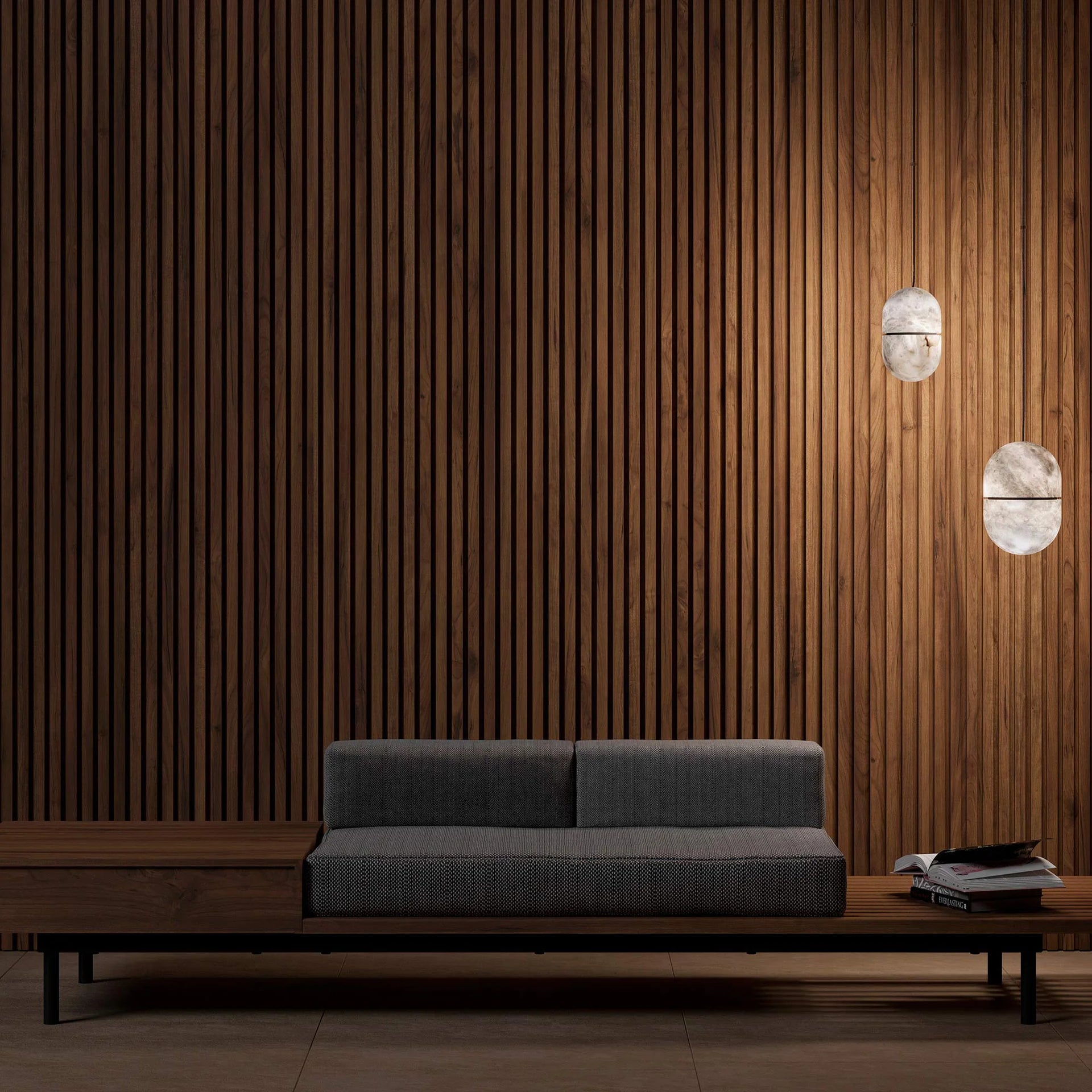 YUM Alabaster Pendant Light