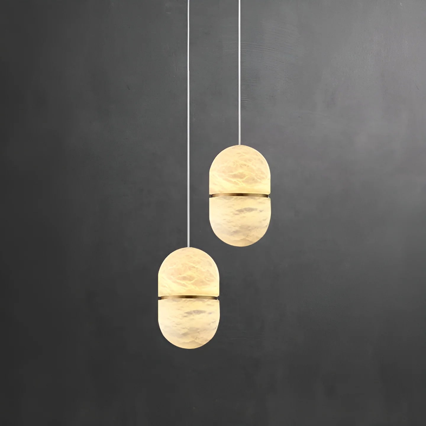 YUM Alabaster Pendant Light