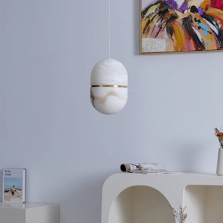 YUM Alabaster Pendant Light