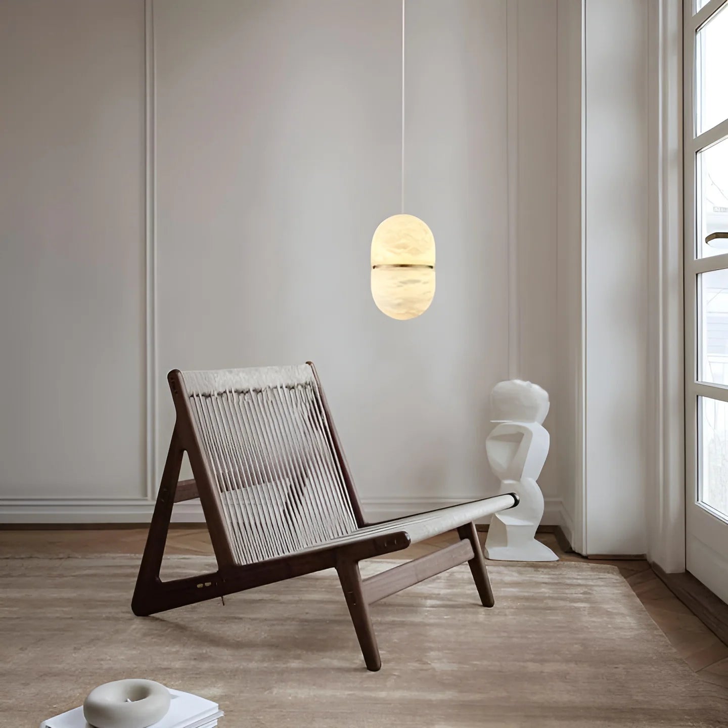 YUM Alabaster Pendant Light