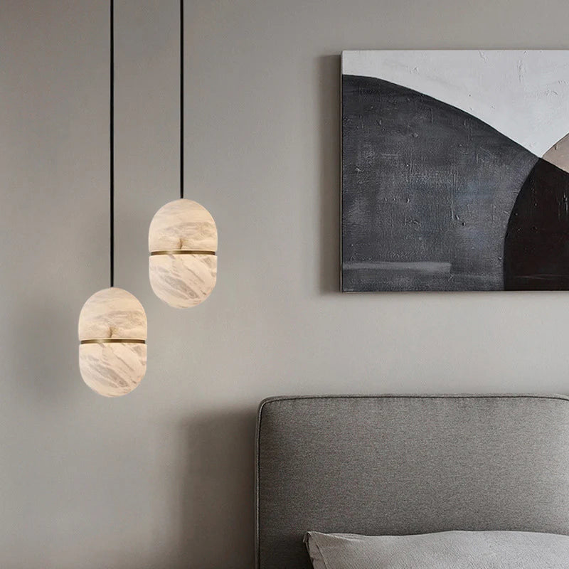 YUM Alabaster Pendant Light