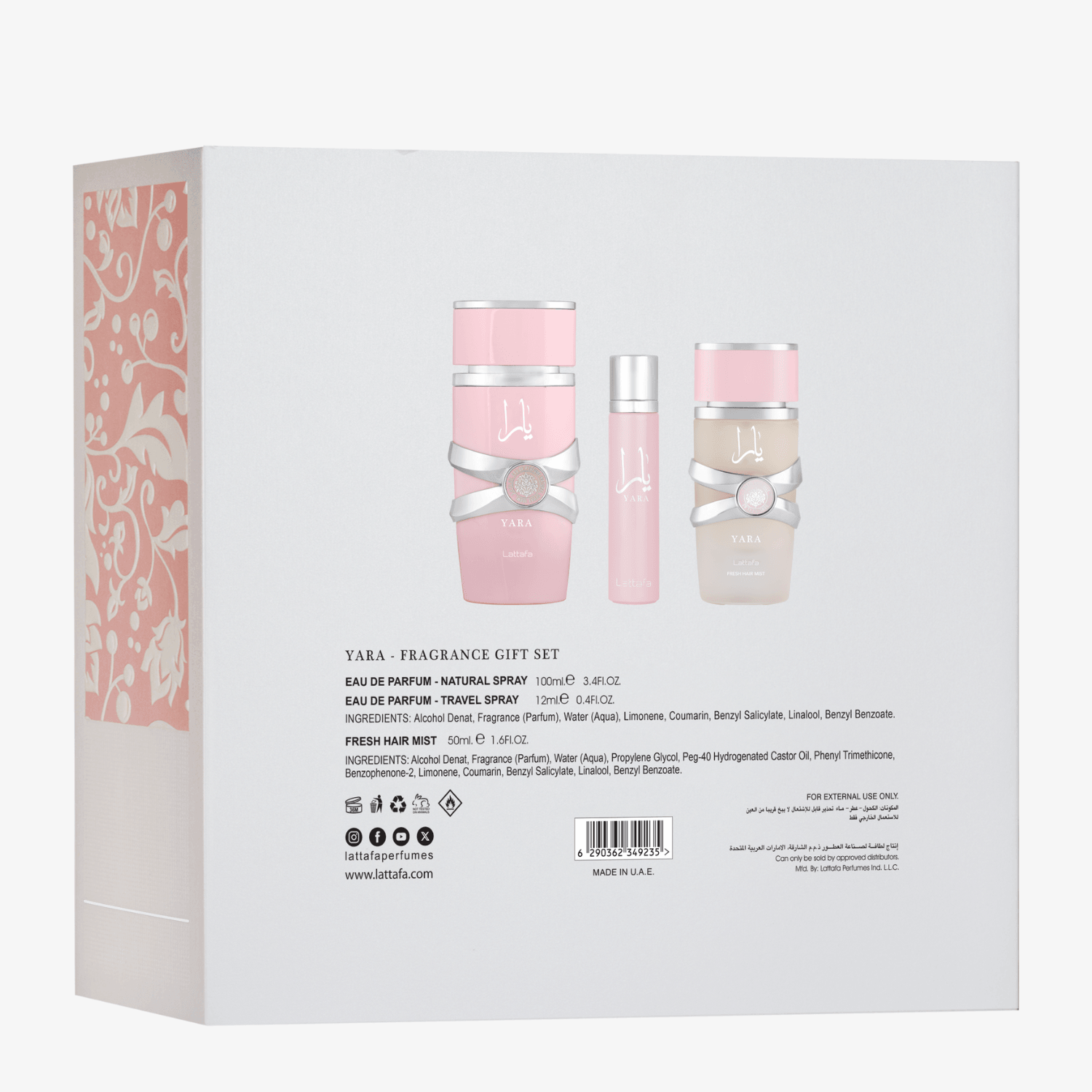 Yara 3pcs Gift Set