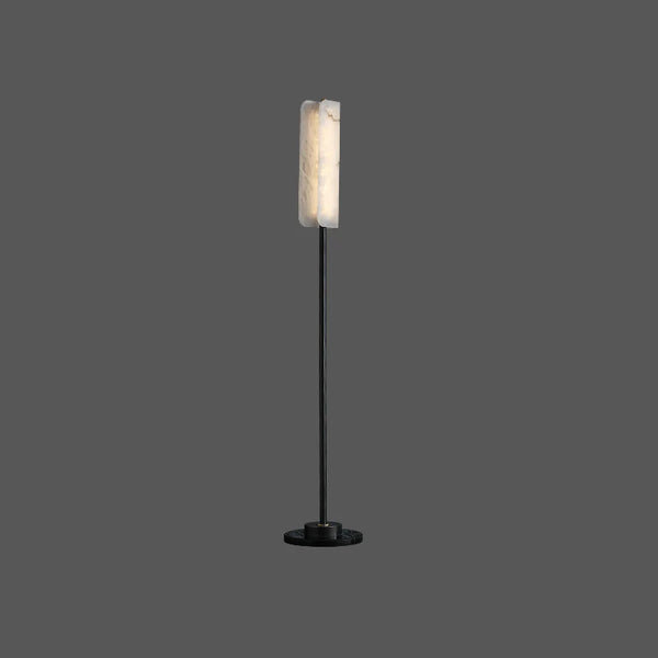 Alabaster Years Black Floor Lamp