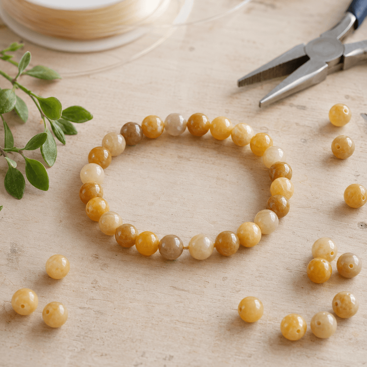 Yellow Aventurine Bracelet (Leadership and Prosperity)