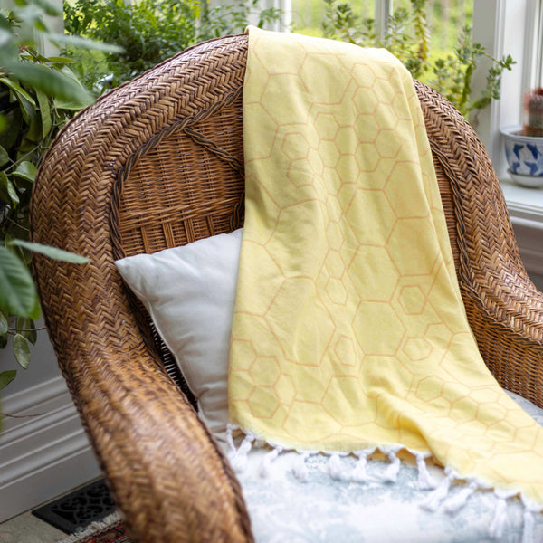 Turkish Towel | Single Set | Yellow + Orange