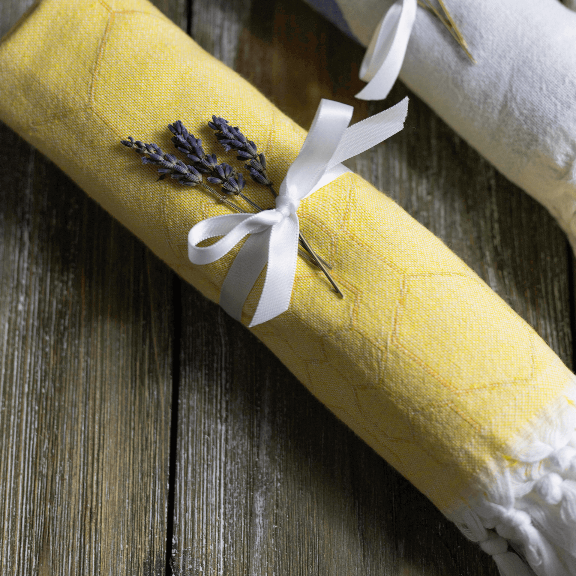 Turkish Towel | Single Set | Yellow + Orange